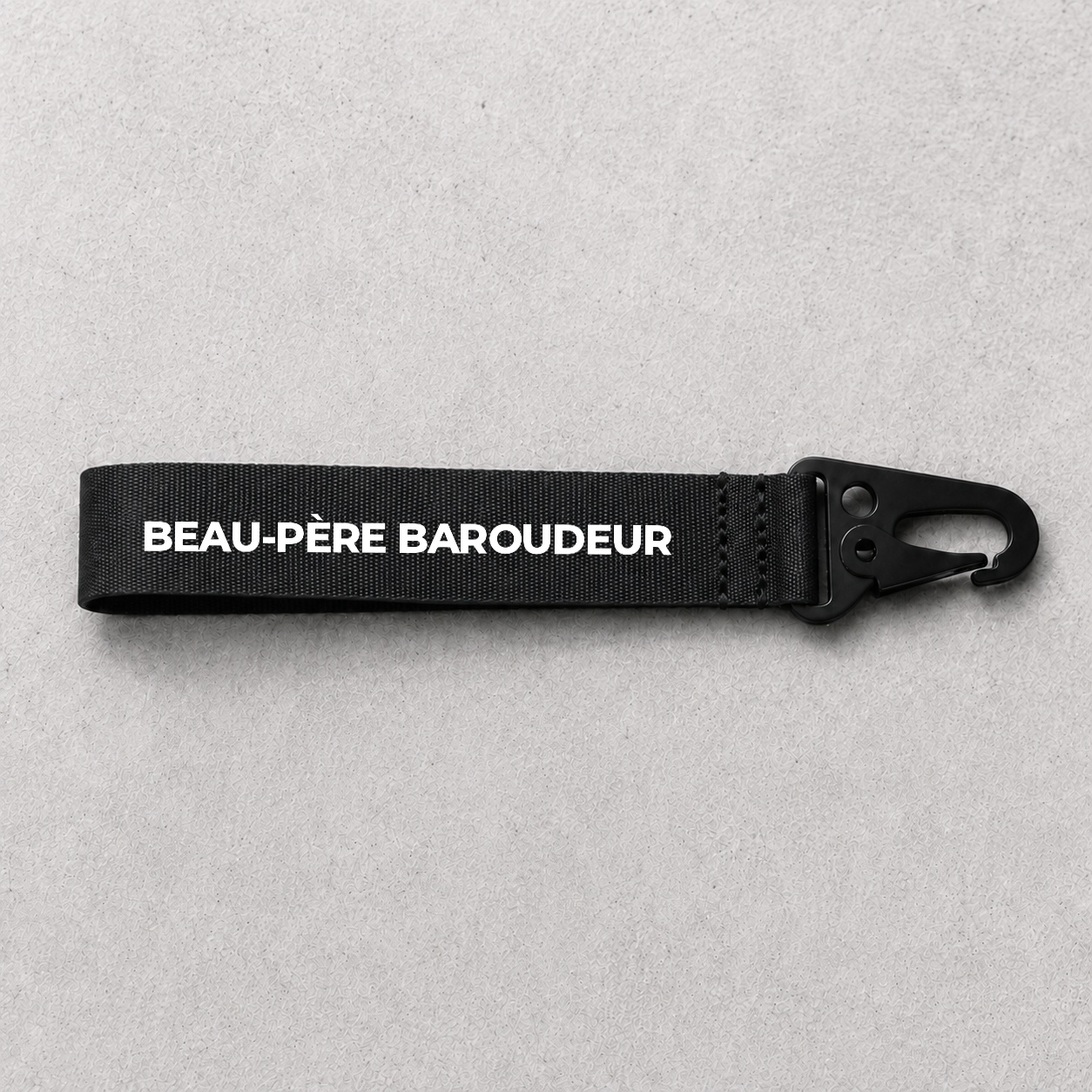 Porte-clé Beau-Père Baroudeur noir