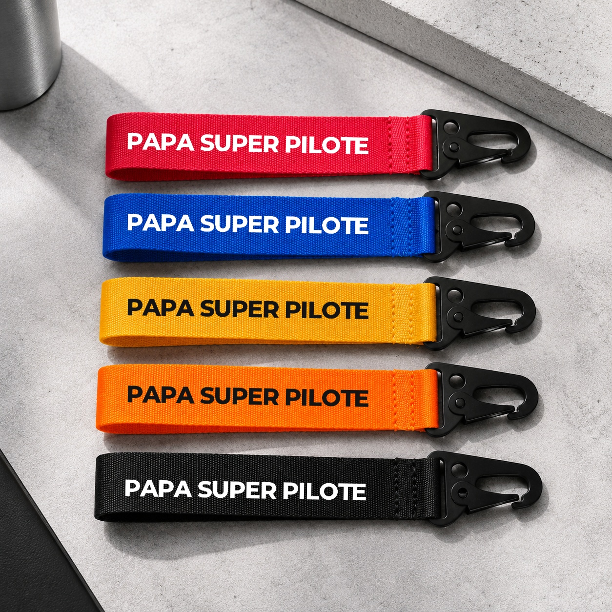Porte-clé Papa super pilote