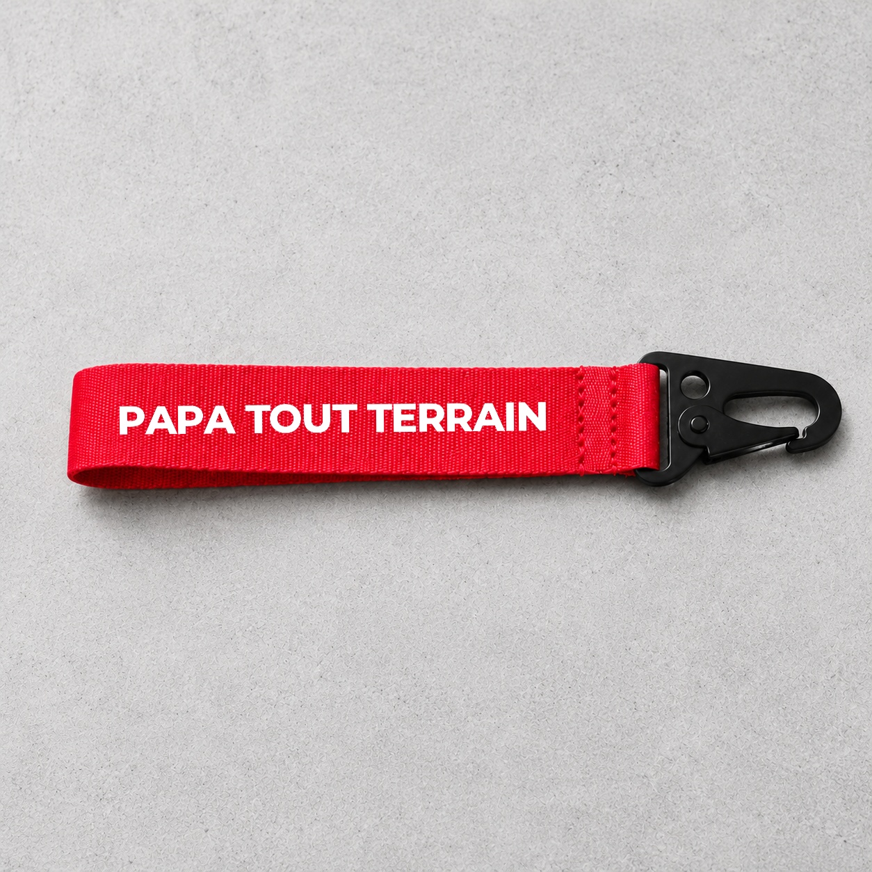 Porte-clé Papa tout terrain rouge