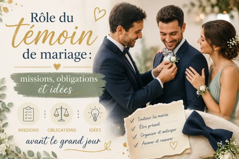 Rôle du témoin de mariage : missions, obligations et idées avant le grand jour