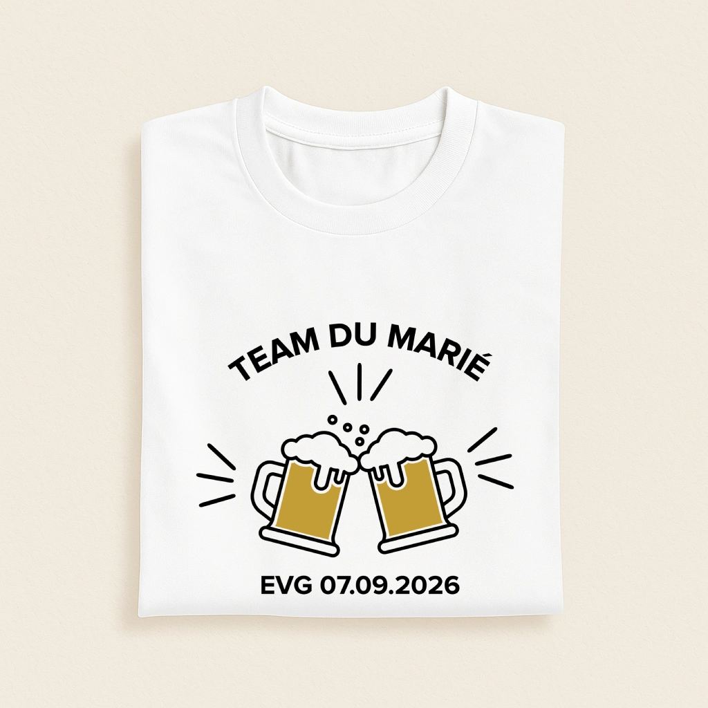 T-shirt EVG Chopes de Bière à personnaliser
