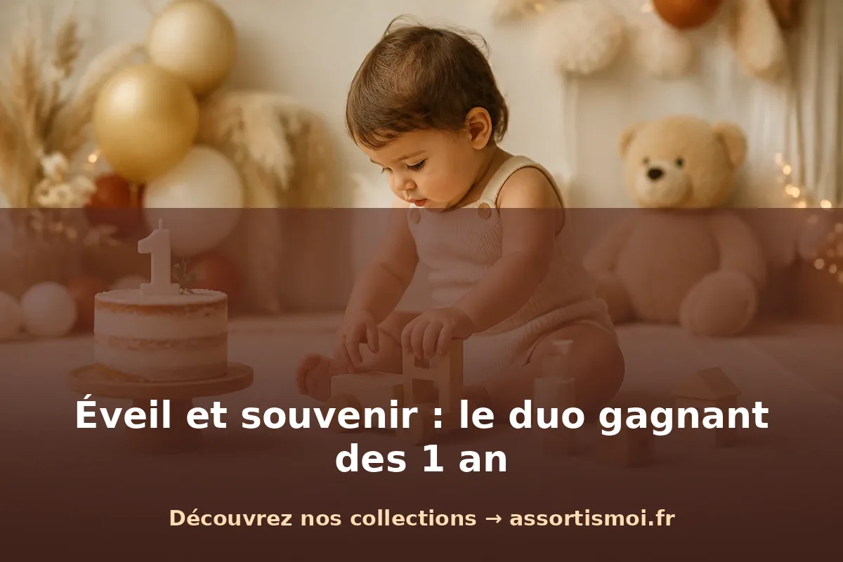 cadeau 1 an bébé - Assortis Moi