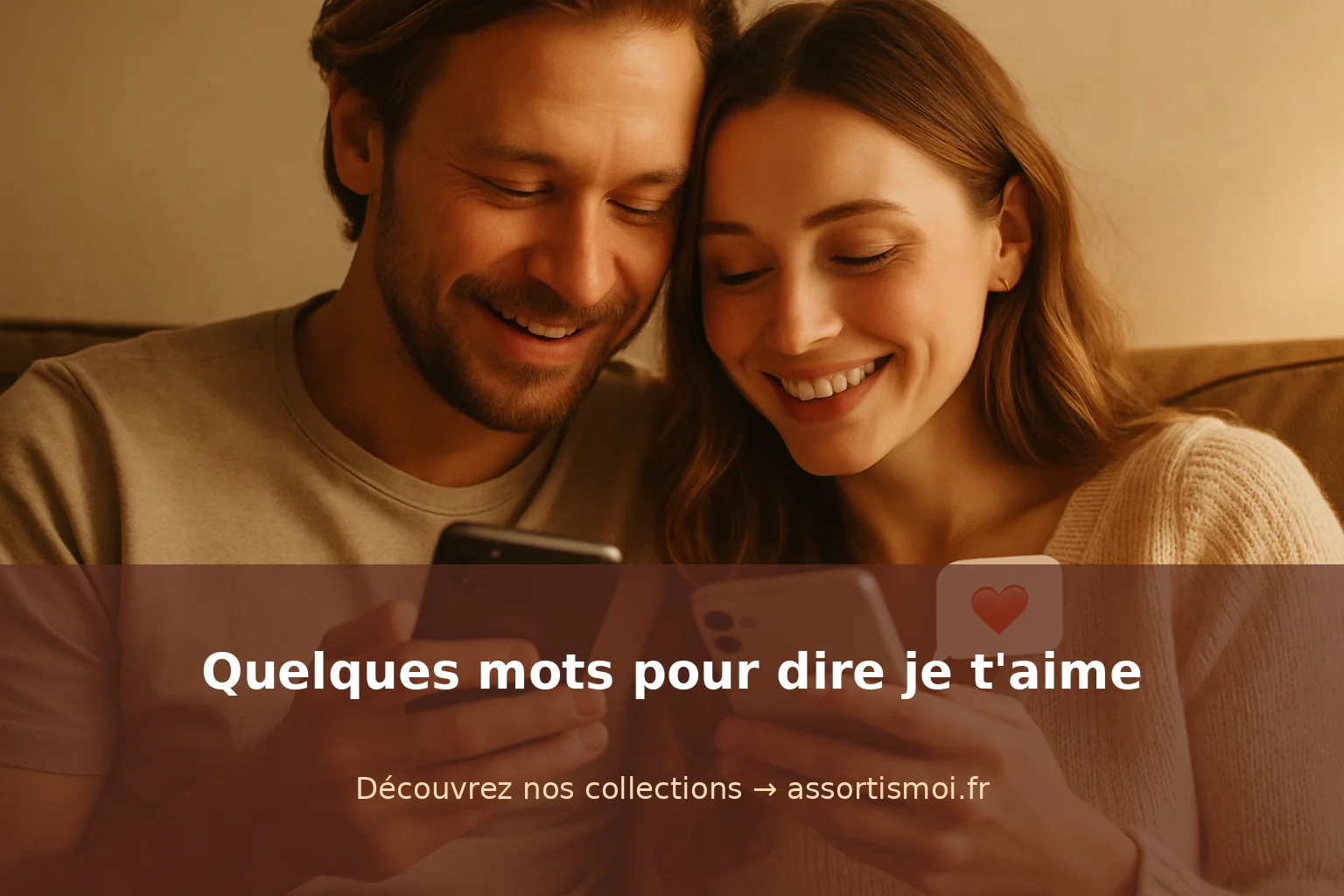 message d amour à envoyer - Assortis Moi