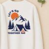 Sweat Let's go together blanc