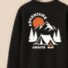 Sweat Adventure Awaits noir