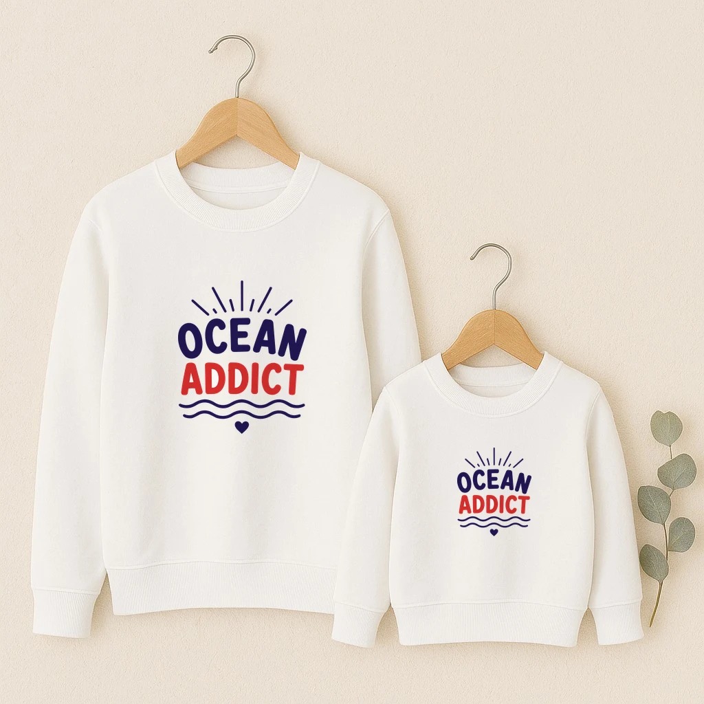 Ocean Addict Famille sweats ensemble face