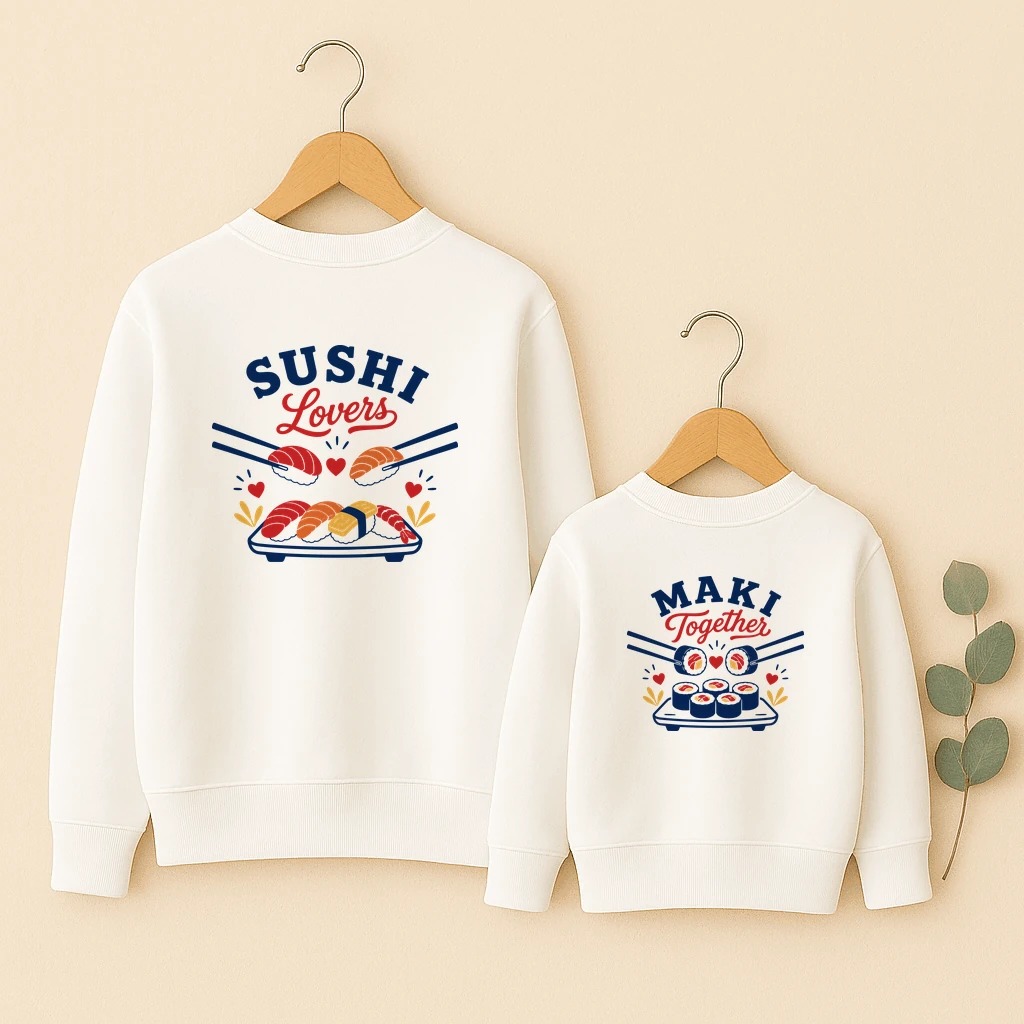 Sushi Lovers Maki Together sweats ensemble dos