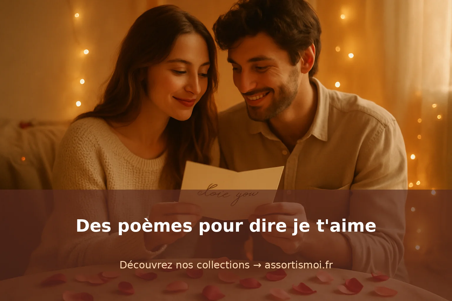 poème d amour à offrir - Assortis Moi