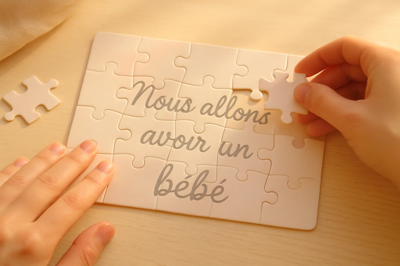 puzzle annonce grossesse - Assortis Moi