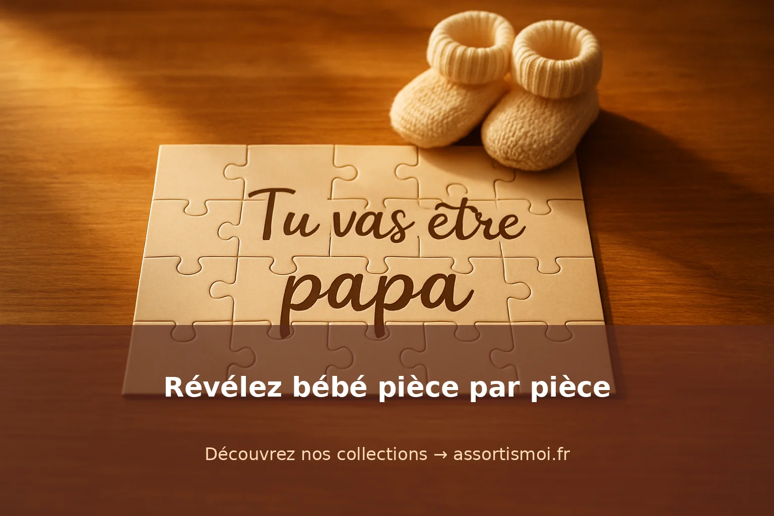 puzzle personnalisé grossesse - Assortis Moi