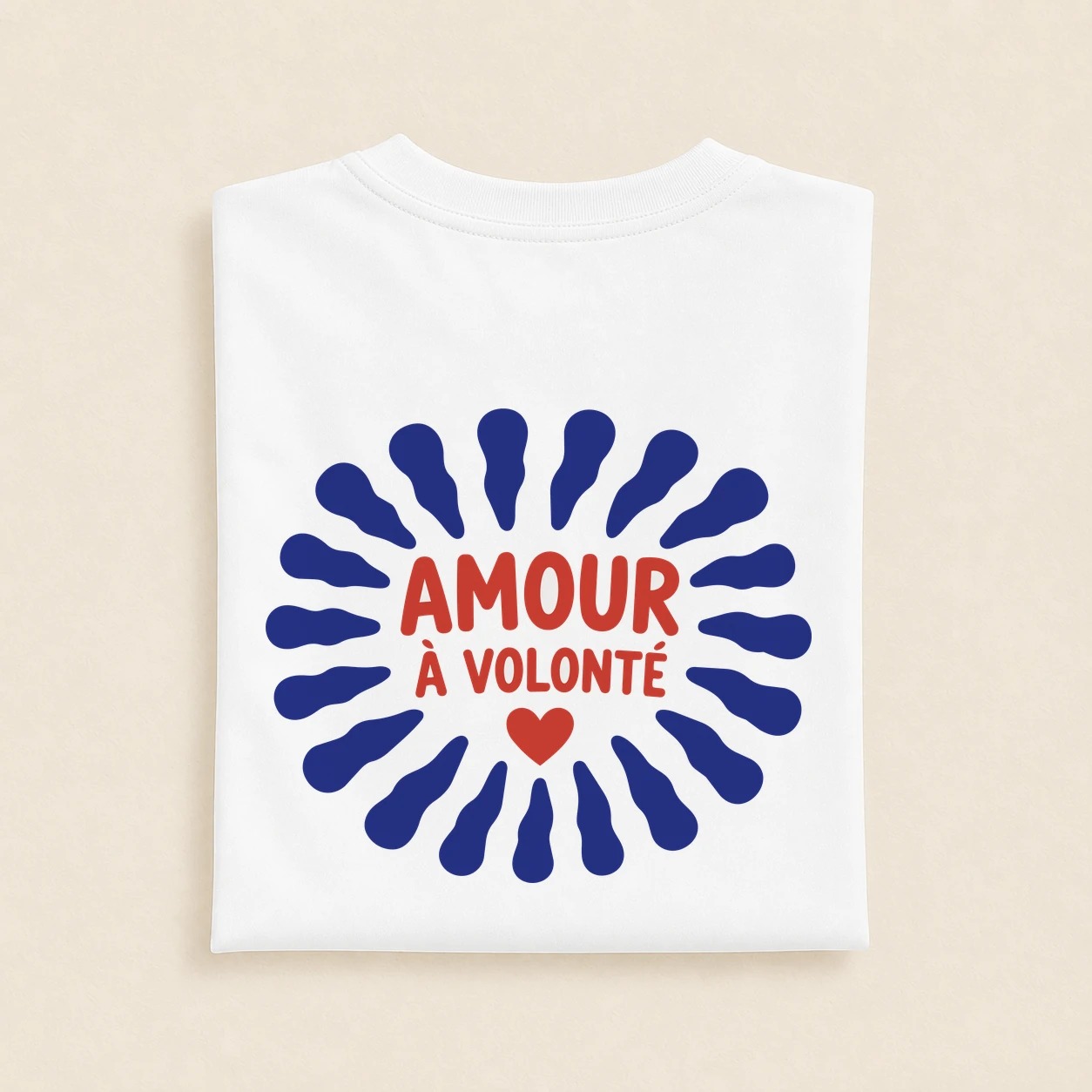 T-shirt famille Amour à volonté dos